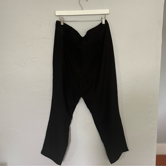 Banana Republic Hayden Black Dress Pants Trousers Straight-Leg sz Large - Picture 6 of 11
